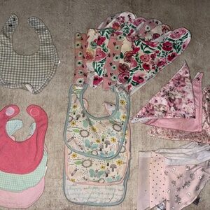 Baby Girl Bibs